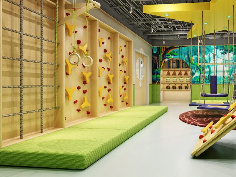 感統(tǒng)訓練營托兒所裝修設計案例