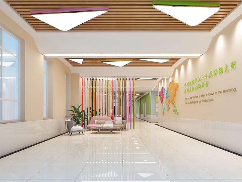 童馨幼兒園大廳裝修設計風格