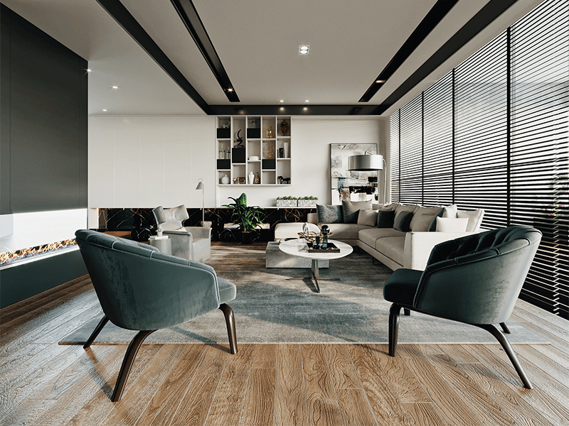 杭州現代大型辦公室裝修設計效果圖