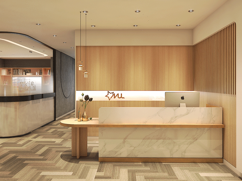 杭州430方現(xiàn)代簡(jiǎn)約辦公室裝修設(shè)計(jì)效果圖