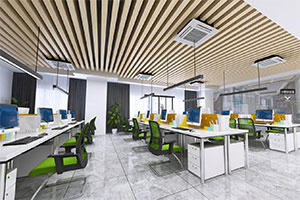 游戲公司辦公室裝修時(shí)設(shè)計(jì)全景圖