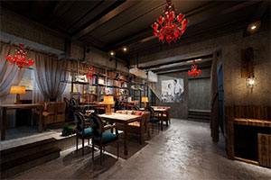 小型咖啡廳裝修設(shè)計全景案例