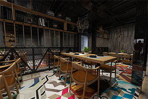 現(xiàn)代工業(yè)風(fēng)辦公室裝修設(shè)計(jì)全景