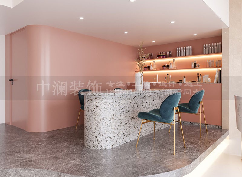 自然美美容院裝修設計效果圖